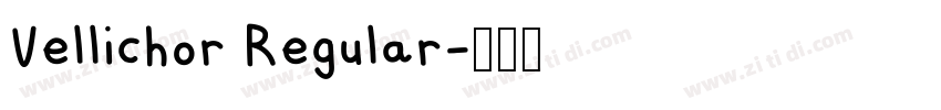 Vellichor Regular字体转换